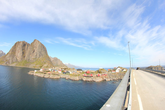 Arriving in Hamnøy