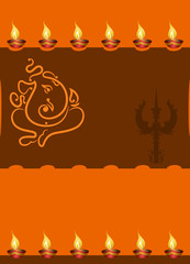 Ganesha Diwali Greeting