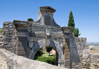 Naklejka premium Porta nuova. Tarquinia. Lazio. Italy.