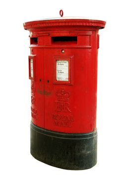 Red mail-box.