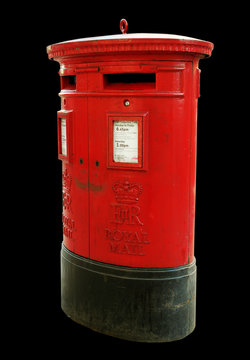 Red mail-box.