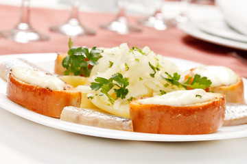 herring with potatoes