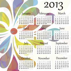 2013 calendar