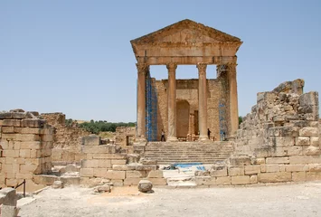 Foto op Plexiglas site archéologique de Dougga- teboursouk 8 © fannyes