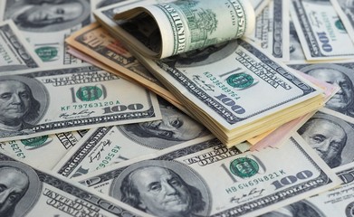 Dollar bank note money background