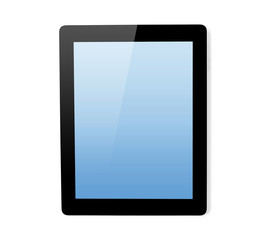 tablet computer isolated