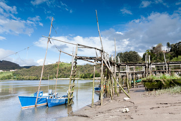 The boats and the pier