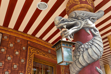 Restaurant facade detail