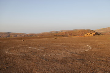 Désert de l'Atlas au Maroc
