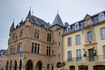 Fototapeta na wymiar chateau au luxembourg