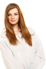 Portrait of a confident young woman standing