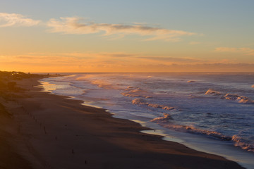 Amanecer en mar del plata.
