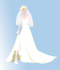 fiancee, wedding, married life, white dress