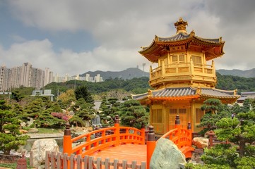 Fototapeta premium temple à hong kong