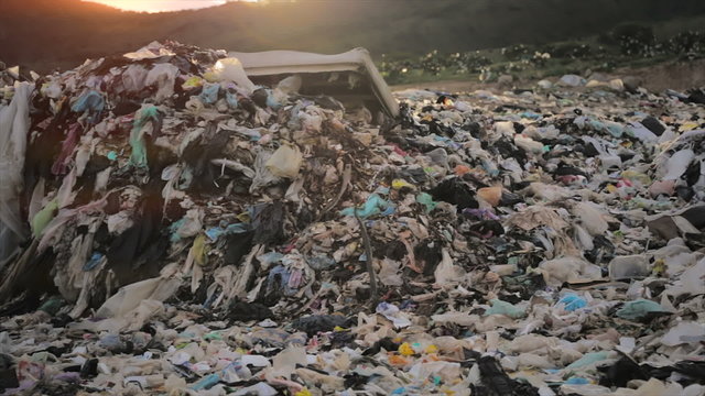 Earth Contamination Garbage Dump panning