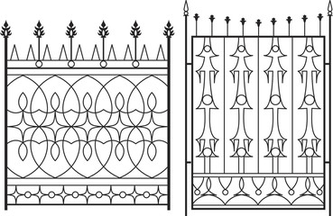 Wrought Iron Gate, Door, Fence, Window, Grill, Railing design