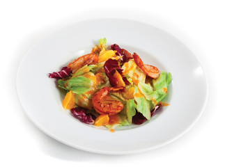 Salad on a plate