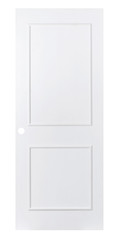 Classic simply plain white door