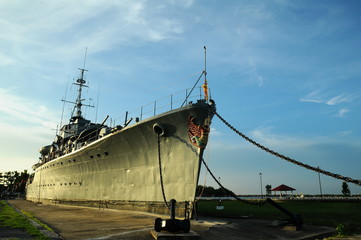 Museum of discharge battleship