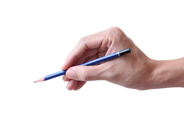 a pencil in a hand