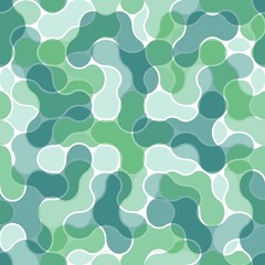 Obraz premium Seamless green pattern
