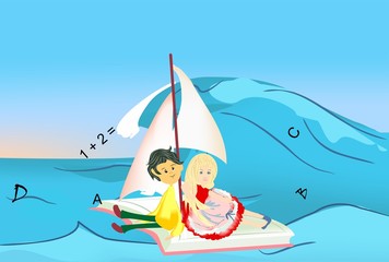 Żeglując po oceanie wiedzy © klatki