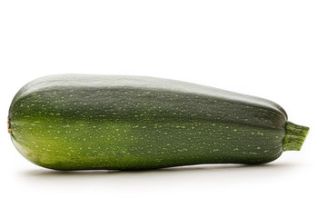 Green marrow on white background