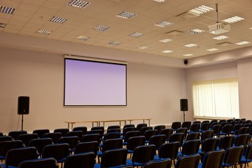 conference room with projestors
