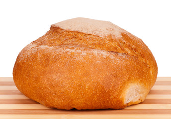 Round white bread