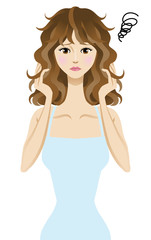 Unruly hair - Hair trouble