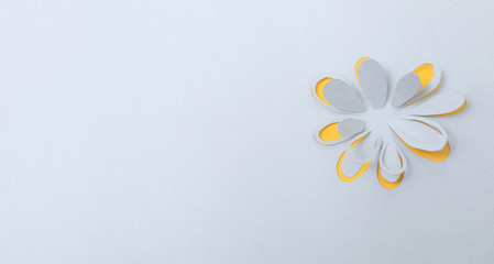 Flower origami handmade.