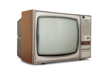 Old-fashioned tube TV