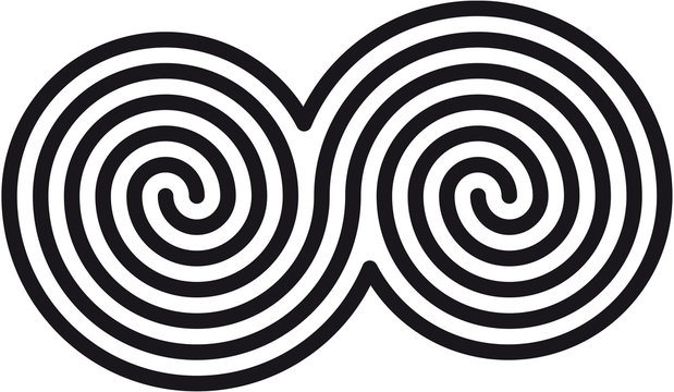 Celtic double spirals (keltische Doppelspiralen)