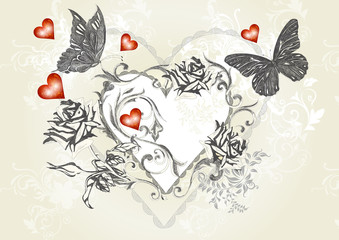 Elegant vintage background