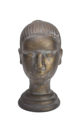 female head in ceramic,India