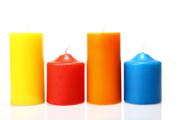 colorful candles