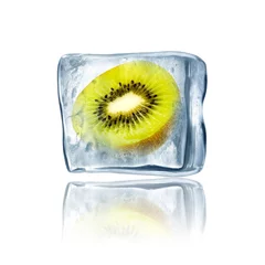 Draagtas Kiwi in ijsblokjes © somchaij