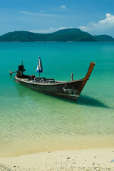 Fishing boat in sea