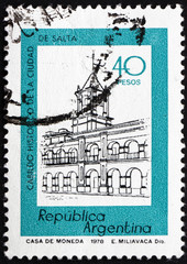Postage stamp Argentina 1978 City Hall, Salta