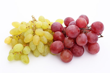 Raisin blanc et raisin rose