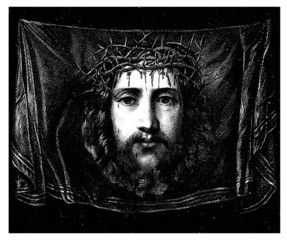 Christus Face - St Veronica Cloth - Portrait