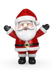 3d render of Santa Claus