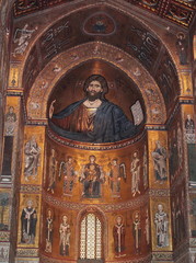Obraz premium Monreale interno del Duomo