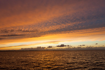 Sky background on sunset