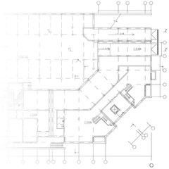 Architectural background. Part of architectural project