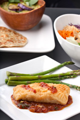 Thai Sea Bass and Asparagus