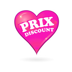 icone bouton prix discount