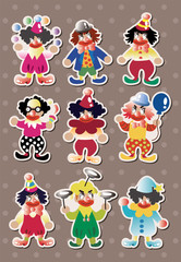 clown stickers