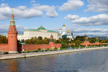 Obraz premium Moscow Kremlin and Moscow river