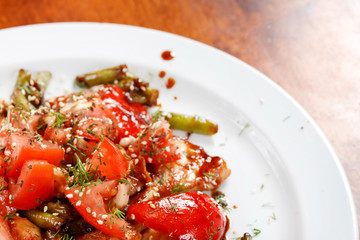 meat with vegetables